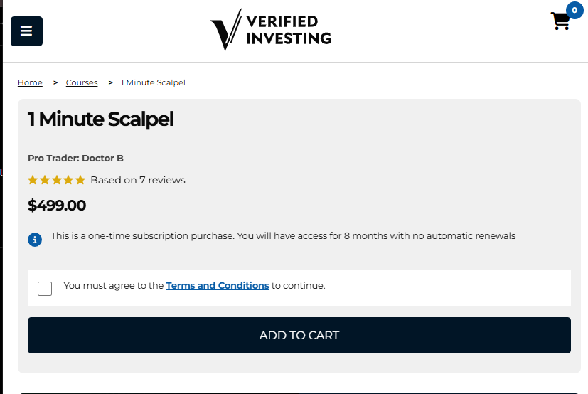Doctor B - 1 Minute Scalpel Trading Course