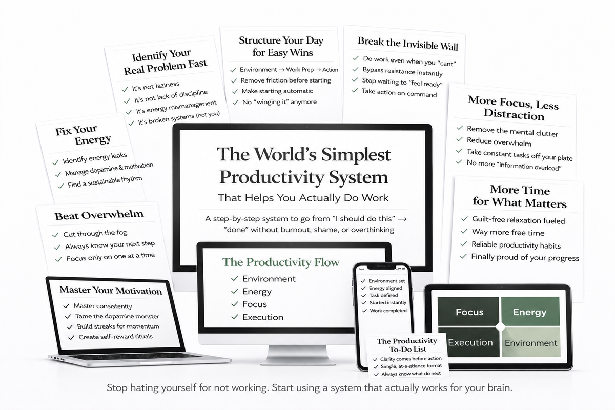 World's Simplest Productivity System